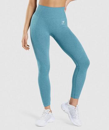 Gymshark Vital Seamless 2.0 Ženske Tajice Tirkizne | HR 4034JPQ